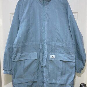Jordan Flight Essentials Blue Oversized Jacket Women's Size Small